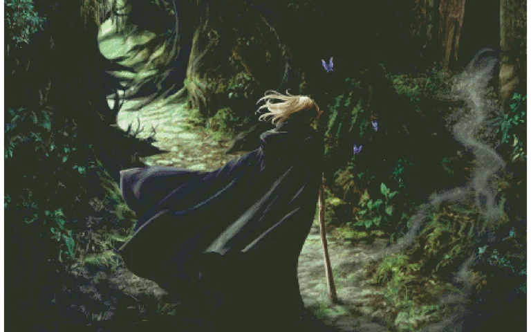 Generate an accurate mockup from a cross-stitch PDF pattern